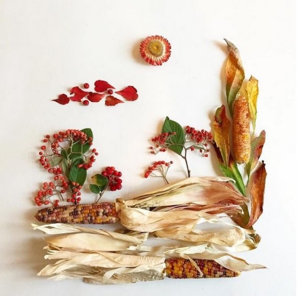 Л.Белецкая креативные картины из природных материалов