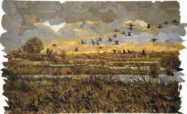 Пейзажи из засушенных растений