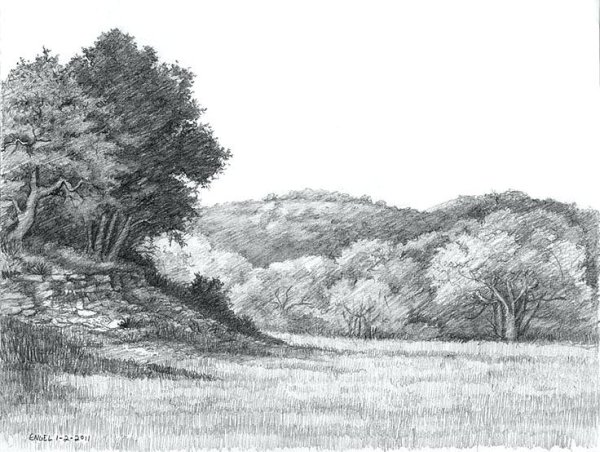 Пейзажи карандашом профессиональные