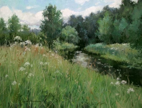 Художник Савченко Алексей пейзажи лето