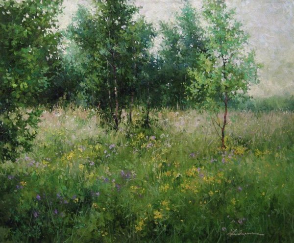 Летнее / живопись художника Алексея Савченко