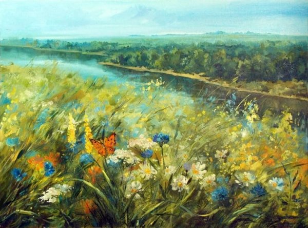Картины Сахарова Игоря поля Васильков