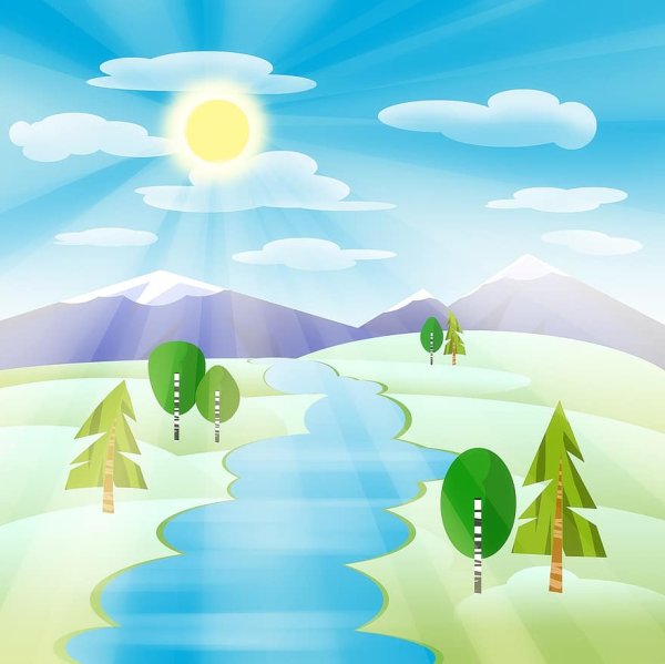 Природа вектор