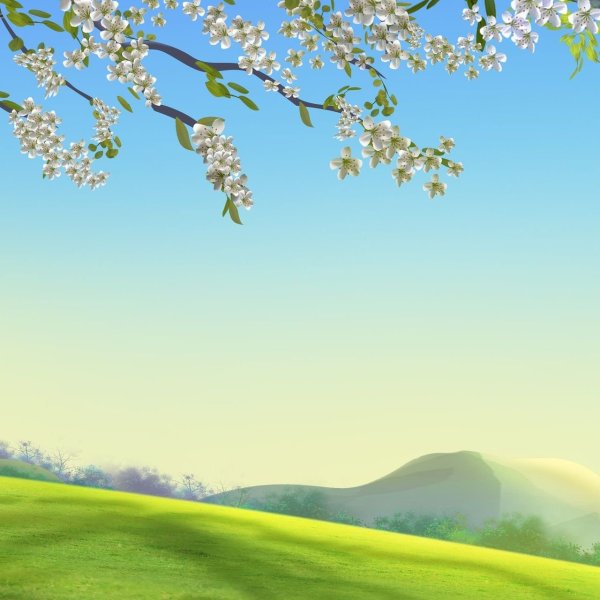 Весенний фон