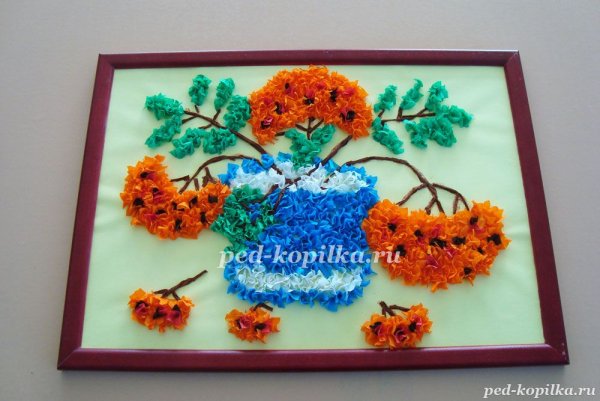 Торцевание на осеннюю тему