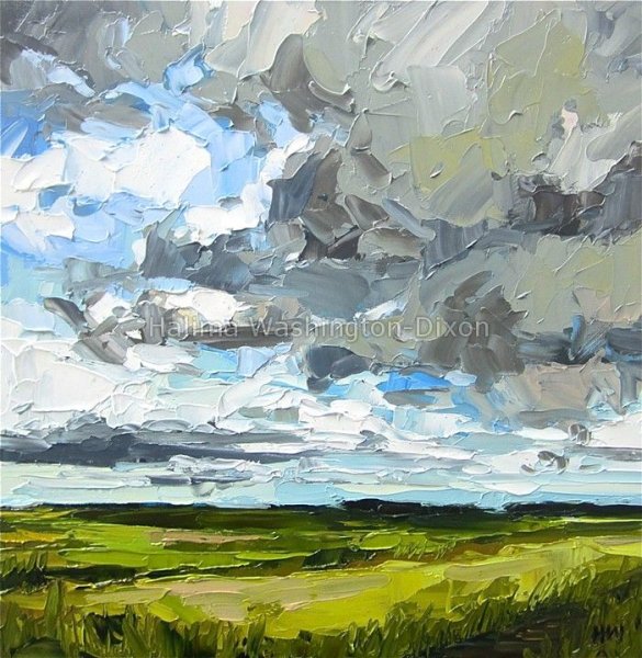 Переливание цветов для пейзажа