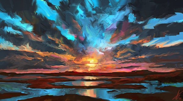 Современная европейская живопись мастихин