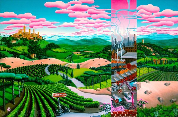 David Hockney пейзажи