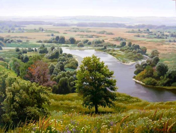 Летние пейзажи в живописи Александра Мельникова