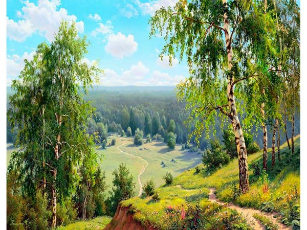 Берёзы храм Русь