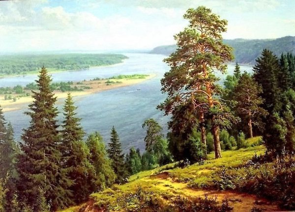 Художник пейзажист Басов Сергей