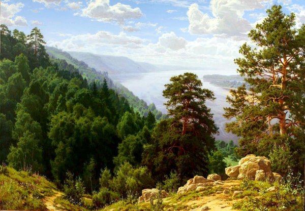 Пейзажист Сергей Басов