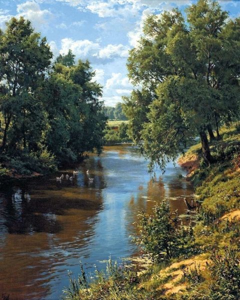 Пейзажи художника Басова Сергея