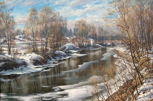 Сергей Басов русский художник-пейзажист