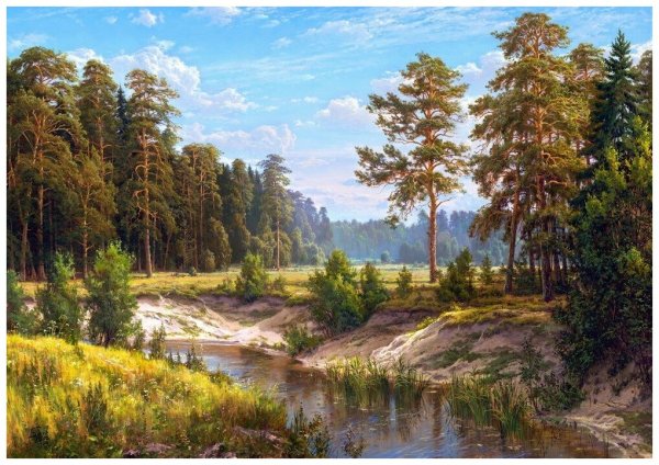 Художник Сергей Басов родные просторы