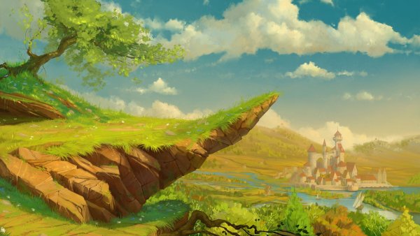 Цифровая Графика пейзажи