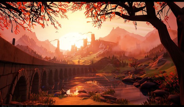 Фэнтезийные пейзажи