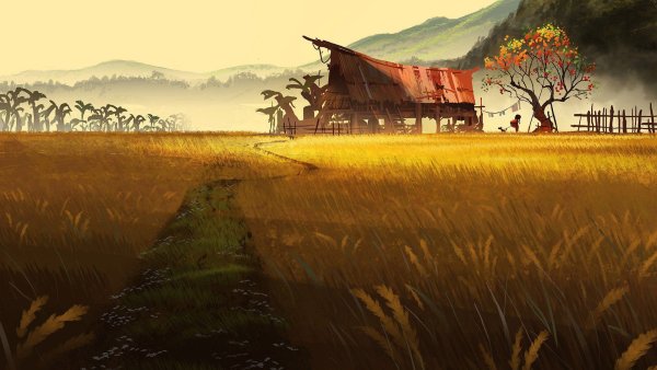 Пейзаж панорама арт