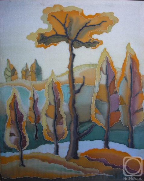 Декоративный пейзаж осень