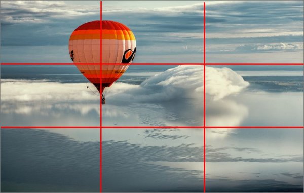 Композиция кадра правило третей
