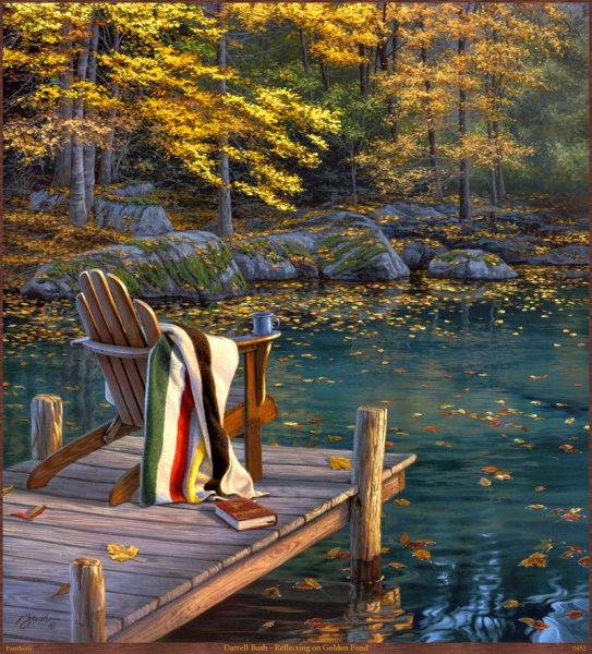 Художница Ольга Дидык осенний парк