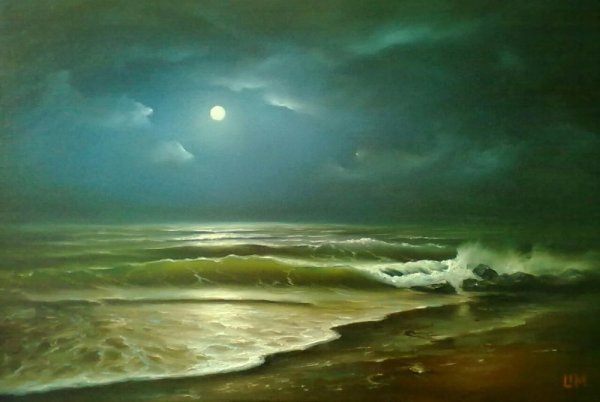 Художник Лим Сергей море маринист