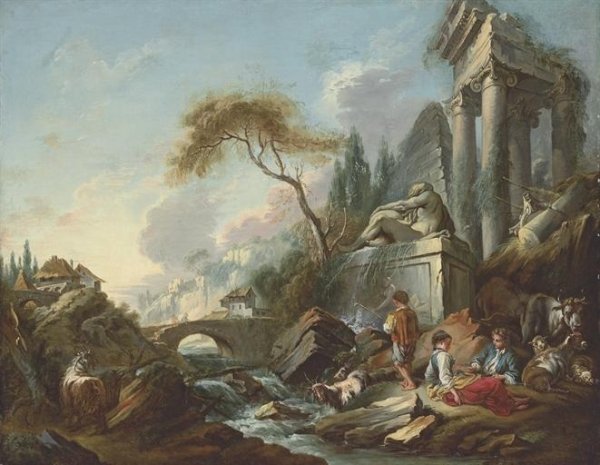 Франсуа Буше прелести сельской жизни