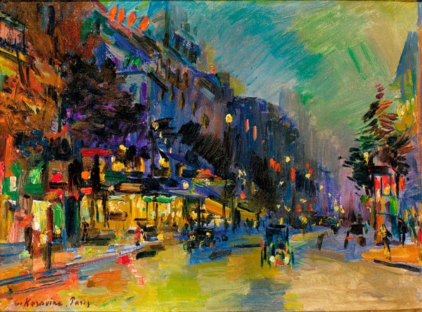 Константин Коровин картины Париж