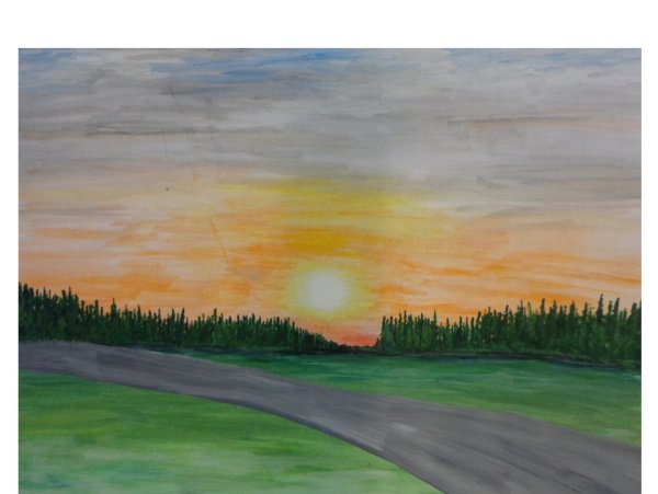 Иллюстрация к стихотворению летний вечер блок