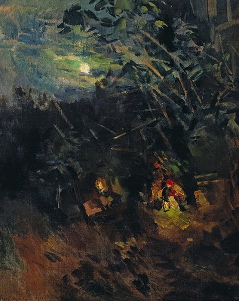 Константин Коровин ночной Париж