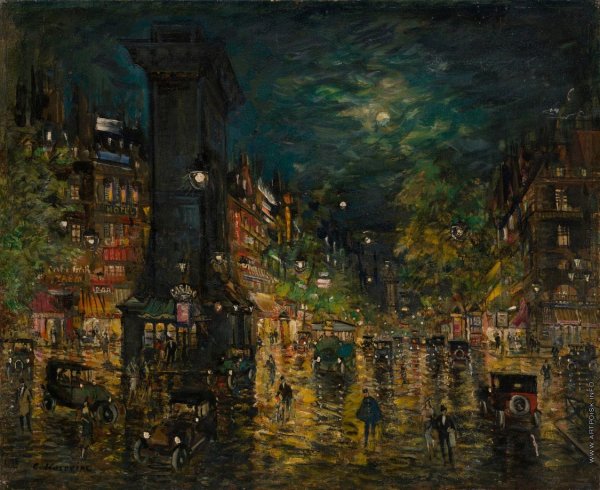 Коровин Константин художник ночь костер