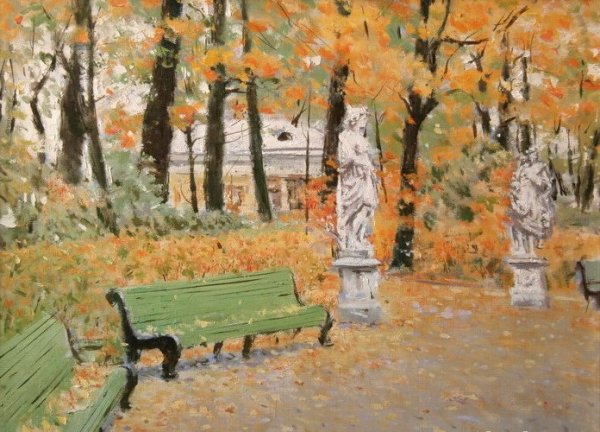 Грицай художник летний сад