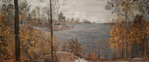 Исаака Бродского «поздняя осень»