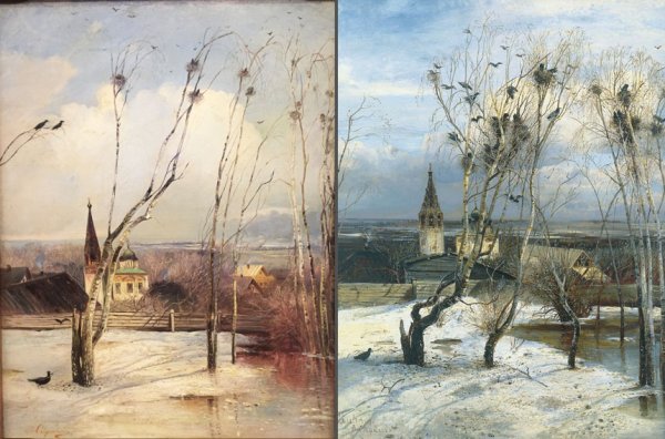 Алексей Кондратьевич Саврасов Грачи прилетели