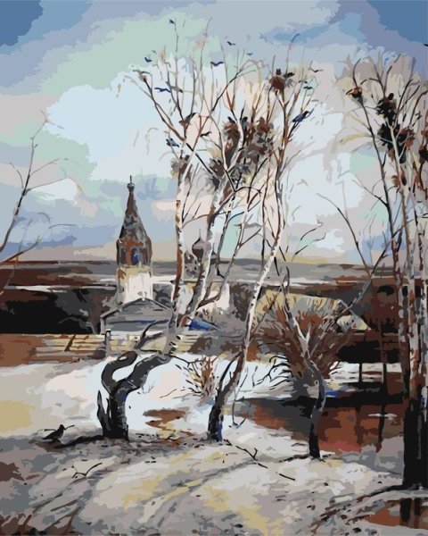 Саврасов Грачи прилетели 1871