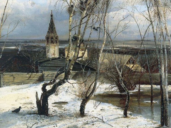 Саврасов Грачи прилетели 1871