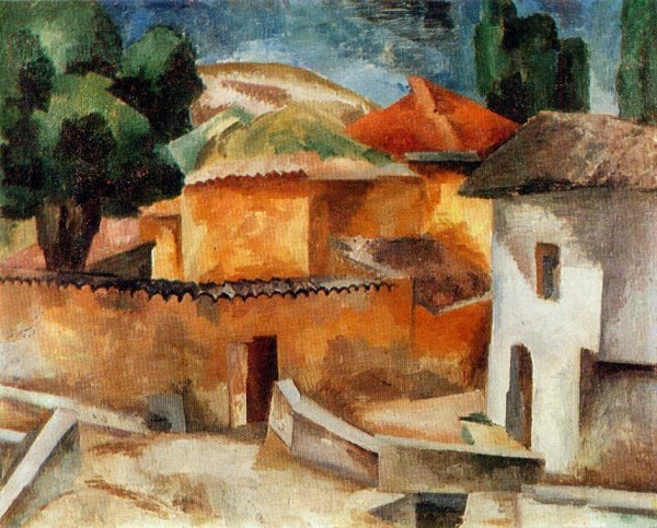 Роберт Фальк дворик в Крыму