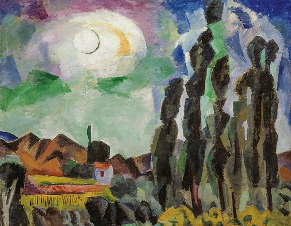 Роберт Фальк Крымский дворик 1915