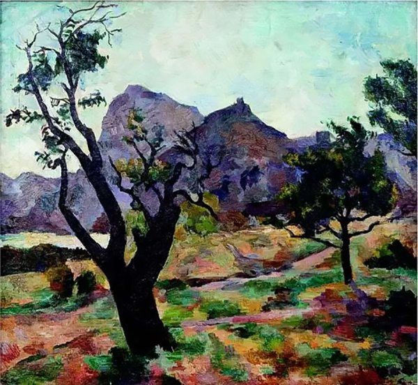 Роберт Фальк дворик в Крыму