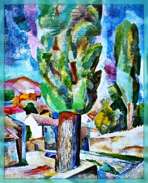 Роберт Фальк дворик в Крыму