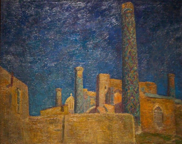 Роберт Фальк Крымский дворик 1915