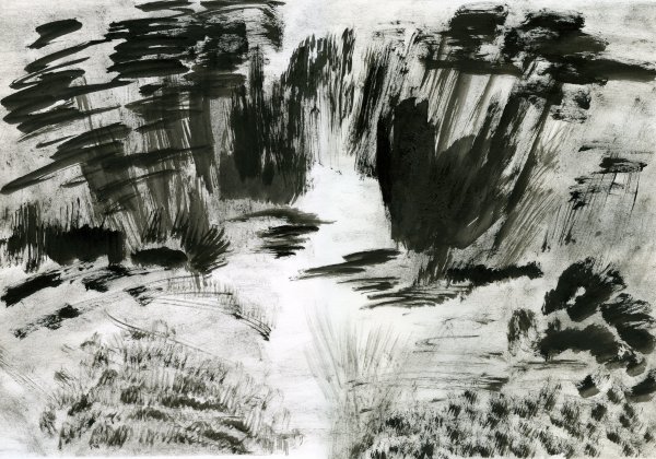 Техника сухая кисть акрил