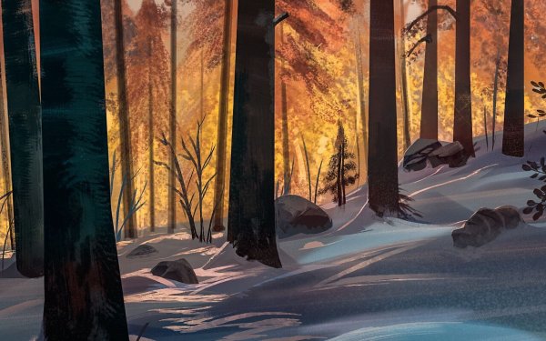 Зимние арты