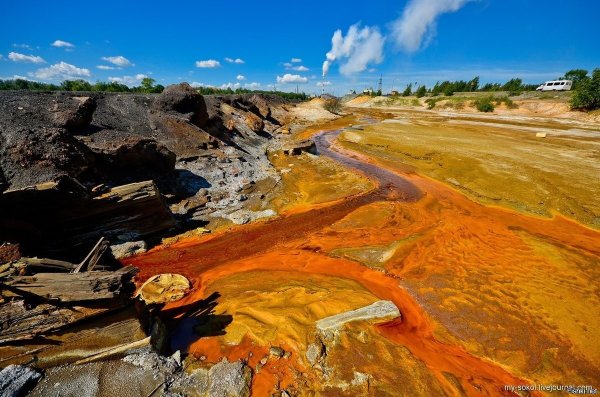 Грязный город в Челябинской области Карабаш