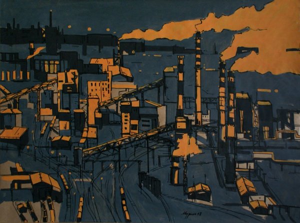 Чарльз Шилер Индустриальный пейзаж