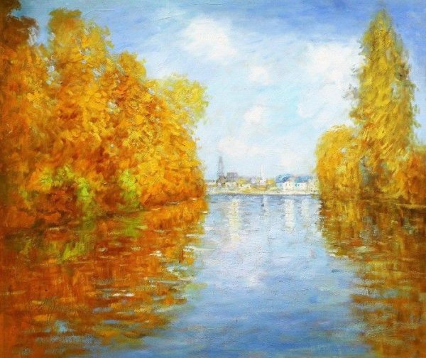 К. Моне, осень в Аржантее (1873)