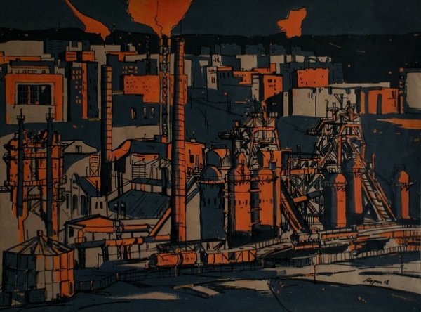 Индустриальный пейзаж Лукия Мурина