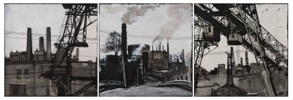 Индустриальный пейзаж Кузбасса