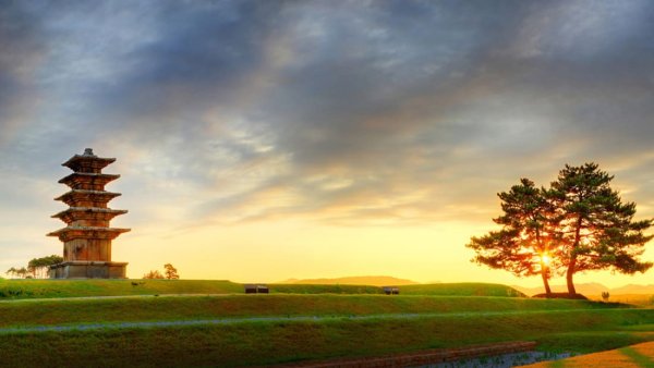 Панорамный пейзаж Корея