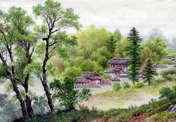 Живопись природа Северной Кореи
